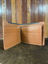 Load image into Gallery viewer, Wallet - Tan with Black Ostrich