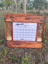 Load image into Gallery viewer, Cowhide &amp; Timber Framed  Whiteboard Planner