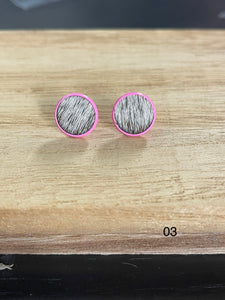 Earrings - Pink Musk Sticks 03