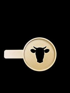 Coffee Stencil - Cow Head