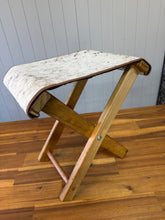 Load image into Gallery viewer, Cowhide Foot Stool 005