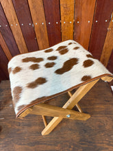 Load image into Gallery viewer, Cowhide Foot Stool - PREORDER