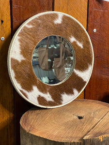 Mirror - Cowhide 25cm