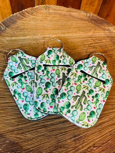 Keyring - Sanitiser Holder - Cactus 🌵