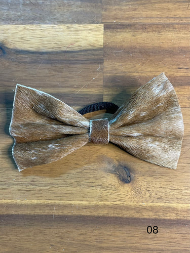 Hair Bow - Cowhide 08