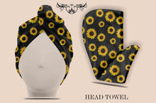 Load image into Gallery viewer, Head Towel - Sunflowers 🌻