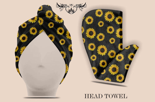 Head Towel - Sunflowers 🌻