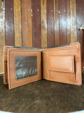 Load image into Gallery viewer, Wallet - Tan with Black Ostrich