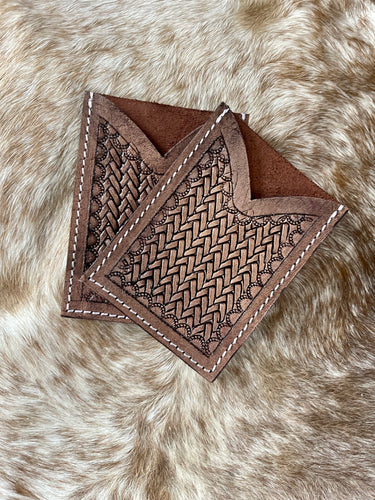 Card Holder - Tooled Leather