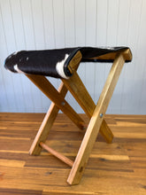 Load image into Gallery viewer, Cowhide Foot Stool 004