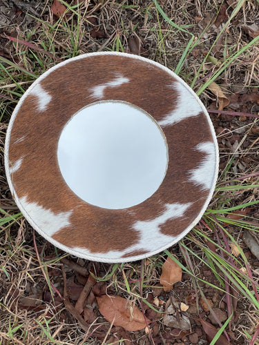 Mirror - Cowhide 25cm
