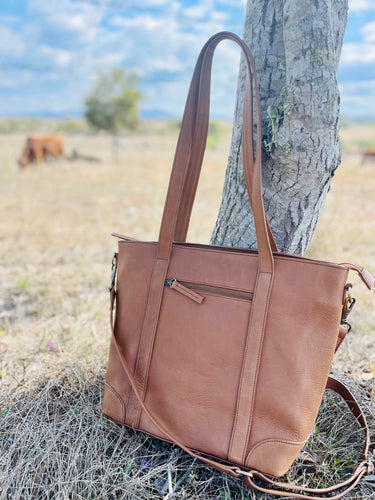 Handbag / Tote Bag - Rosie in Tan