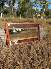Load image into Gallery viewer, Timber &amp; Cowhide Mirror