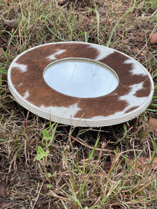 Mirror - Cowhide 25cm