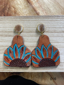 Earrings - Tooled 016