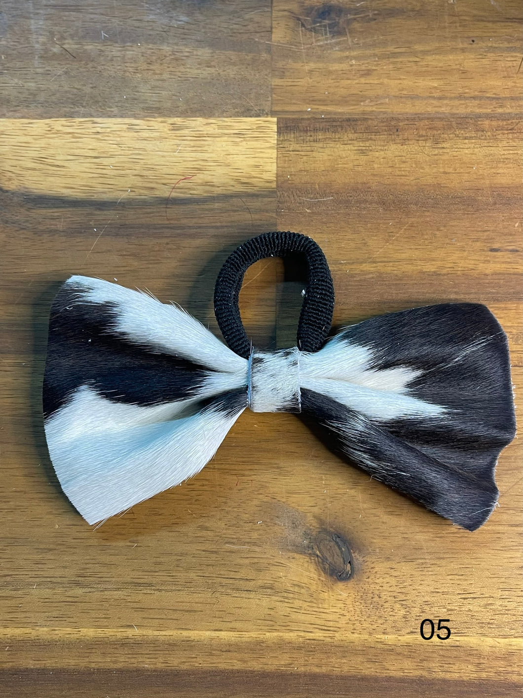 Hair Bow - Cowhide 05