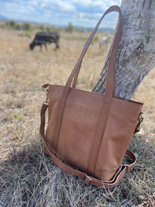 Handbag / Tote Bag - Rosie in Tan