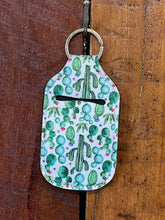 Load image into Gallery viewer, Keyring - Sanitiser Holder - Cactus 🌵