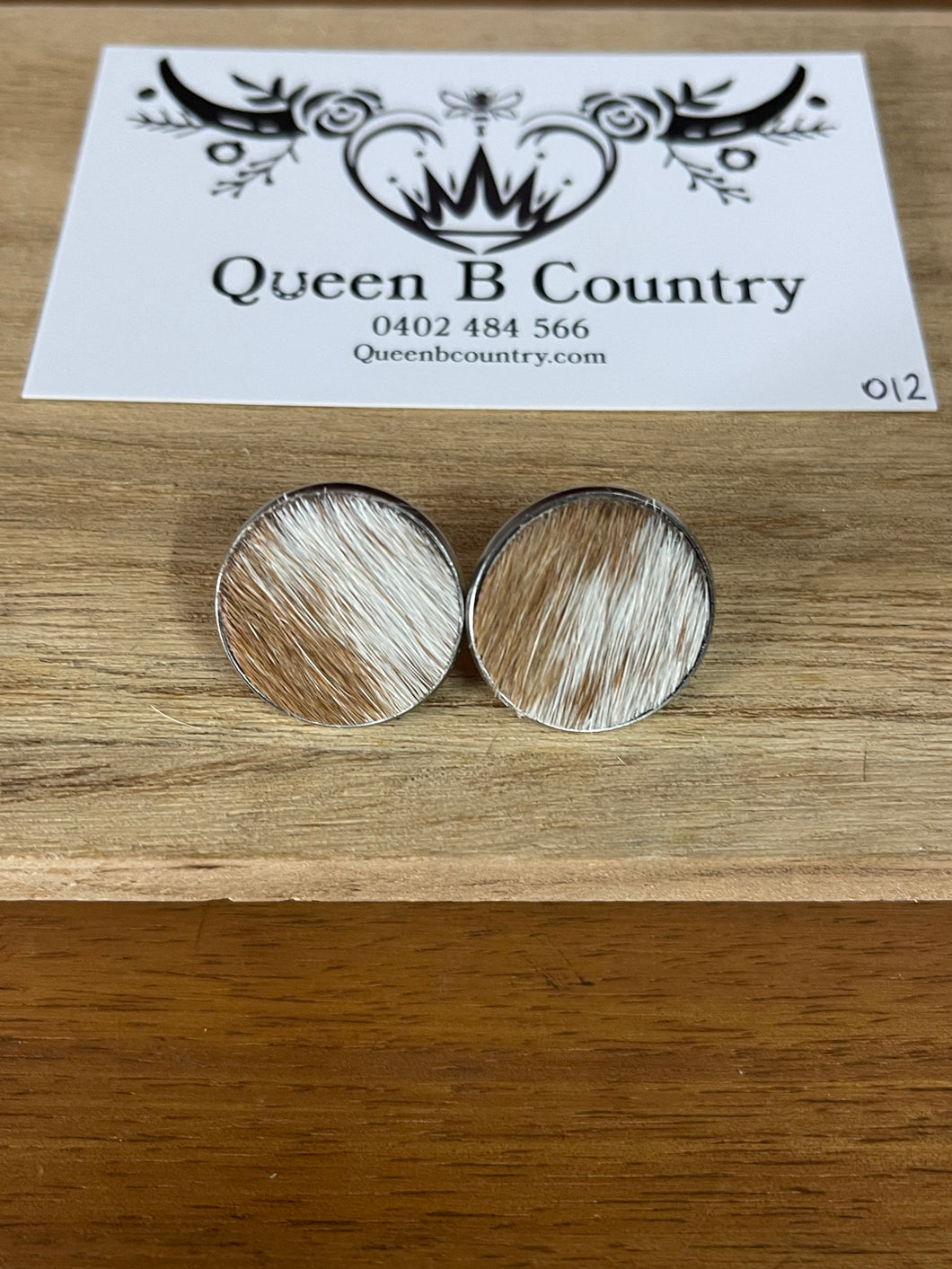 Earrings - Statement Studs - Silver 012