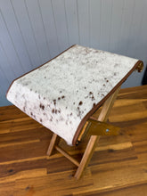 Load image into Gallery viewer, Cowhide Foot Stool 005