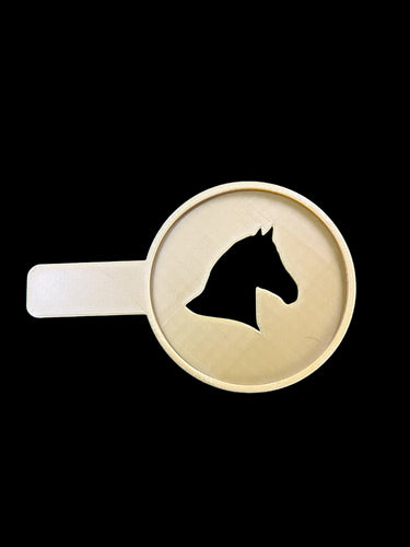 Coffee Stencil - Horse Head