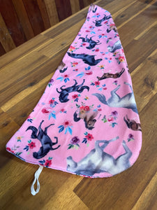 Head Towel - Pink Ponies