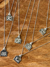 Load image into Gallery viewer, AAA - Travel Tag Necklace - Sterling Silver - Engraved