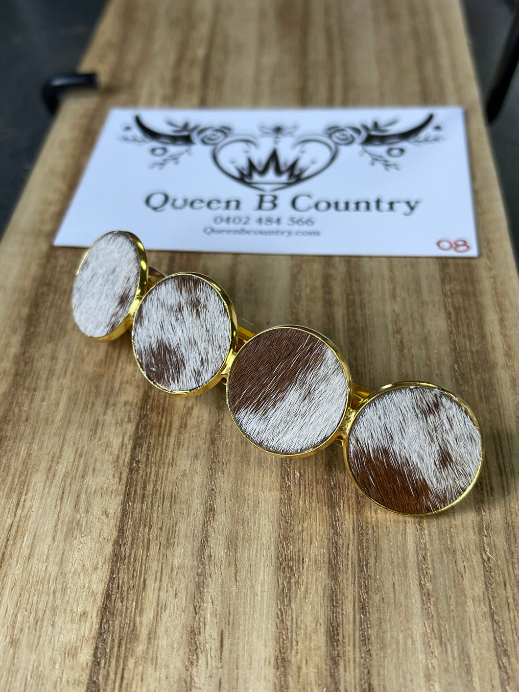 Hair Clip - Yellow Gold 08