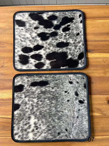 Placemats - Cowhide Doily - Bedside Table Mat 07