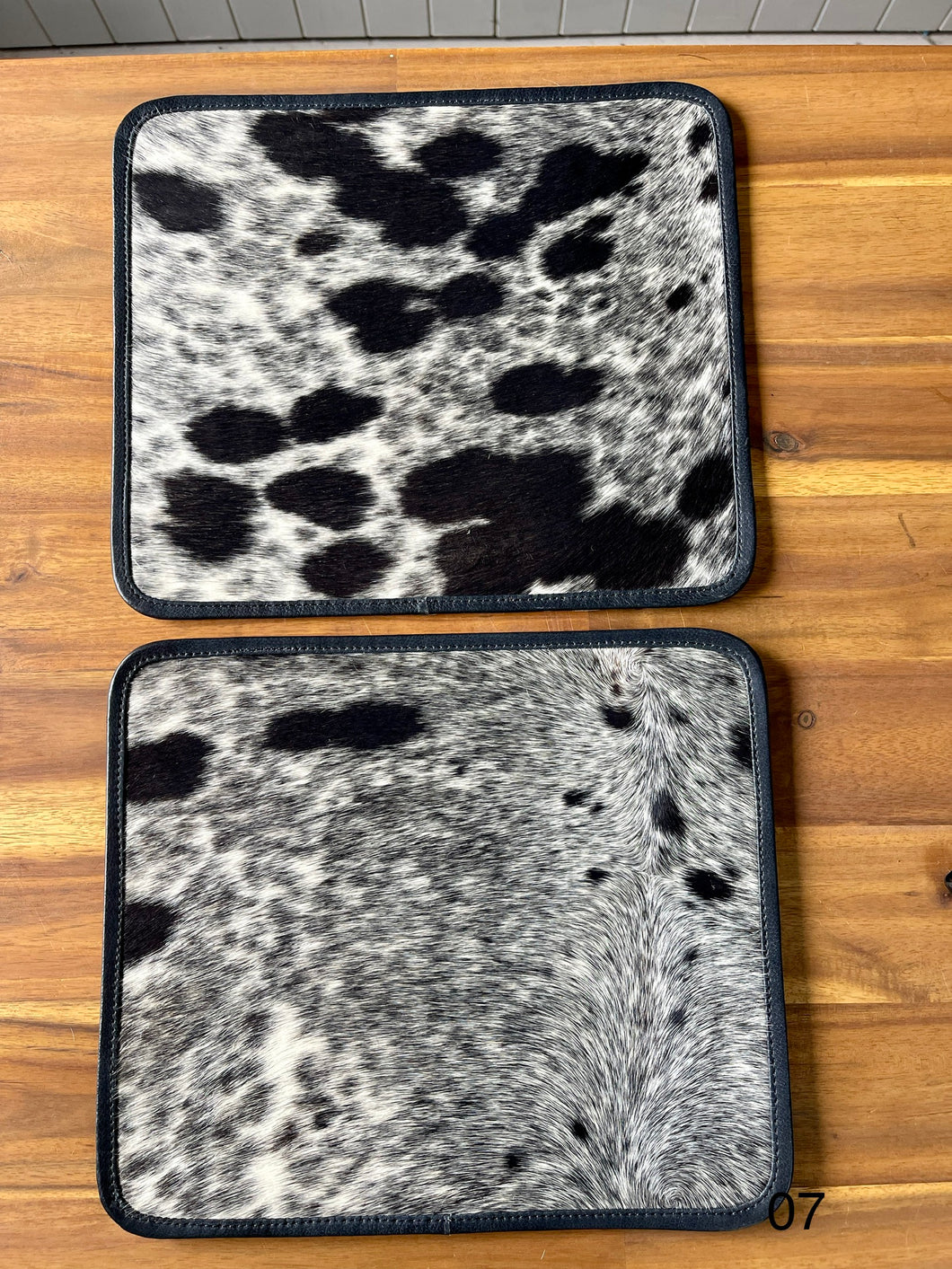 Placemats - Cowhide Doily - Bedside Table Mat 07