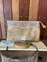 Load image into Gallery viewer, Purse - Clutch - ‘Cleo’ Tooled Leather TC04