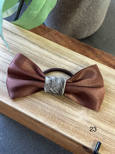 Hair Bow - Satin + Hide 23