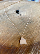 Load image into Gallery viewer, AAA - Necklace - Cattle Ear Tag - Pendant &amp; Chain - Sterling Silver, Rose Gold, Yellow Gold