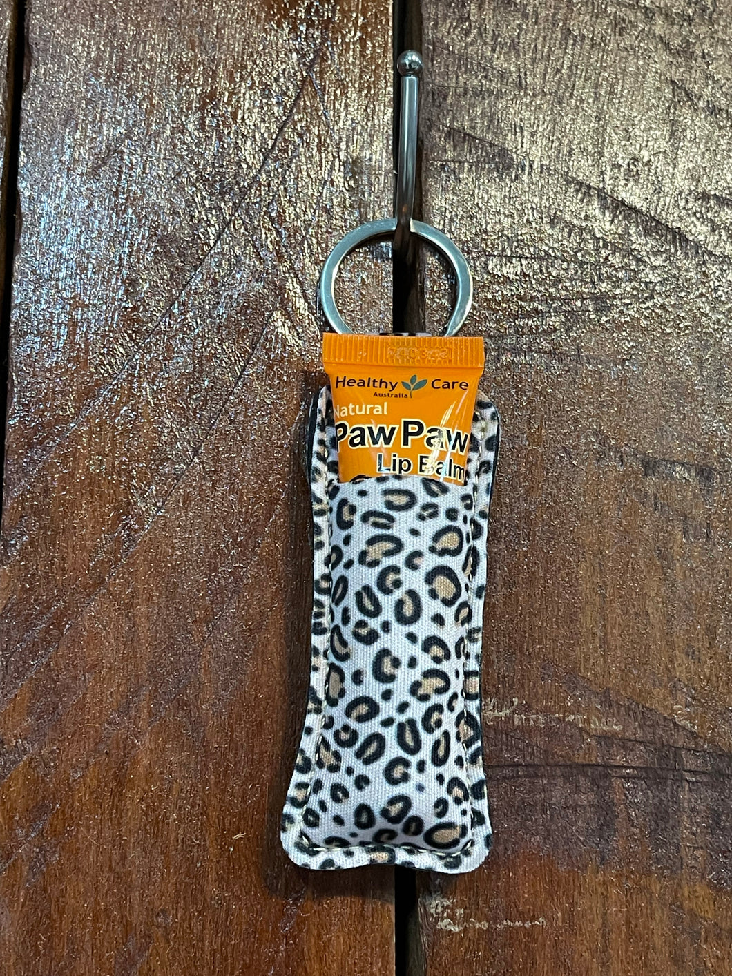 Keyring - Lipgloss Holder - Leopard
