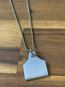 AA - Cattle Tag - Stainless Steel