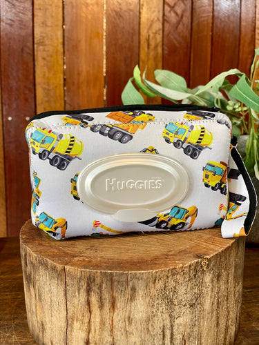 Baby Wipes Holder - Trucks
