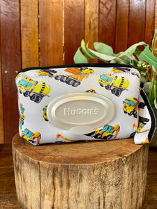 Baby Wipes Holder - Trucks