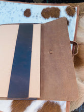 Load image into Gallery viewer, Notepad Cover /Log Book Cover / Diary Cover - Leather - A4 Expandable