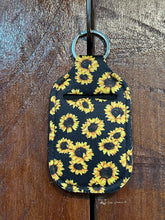 Load image into Gallery viewer, Sanitiser Holder Keyring - Sunflower