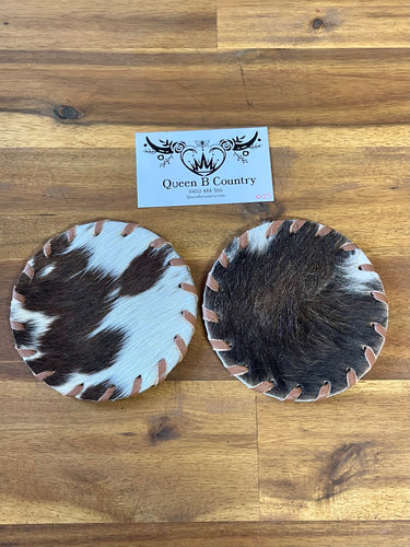 Coasters - 2pk - Cowhide 025