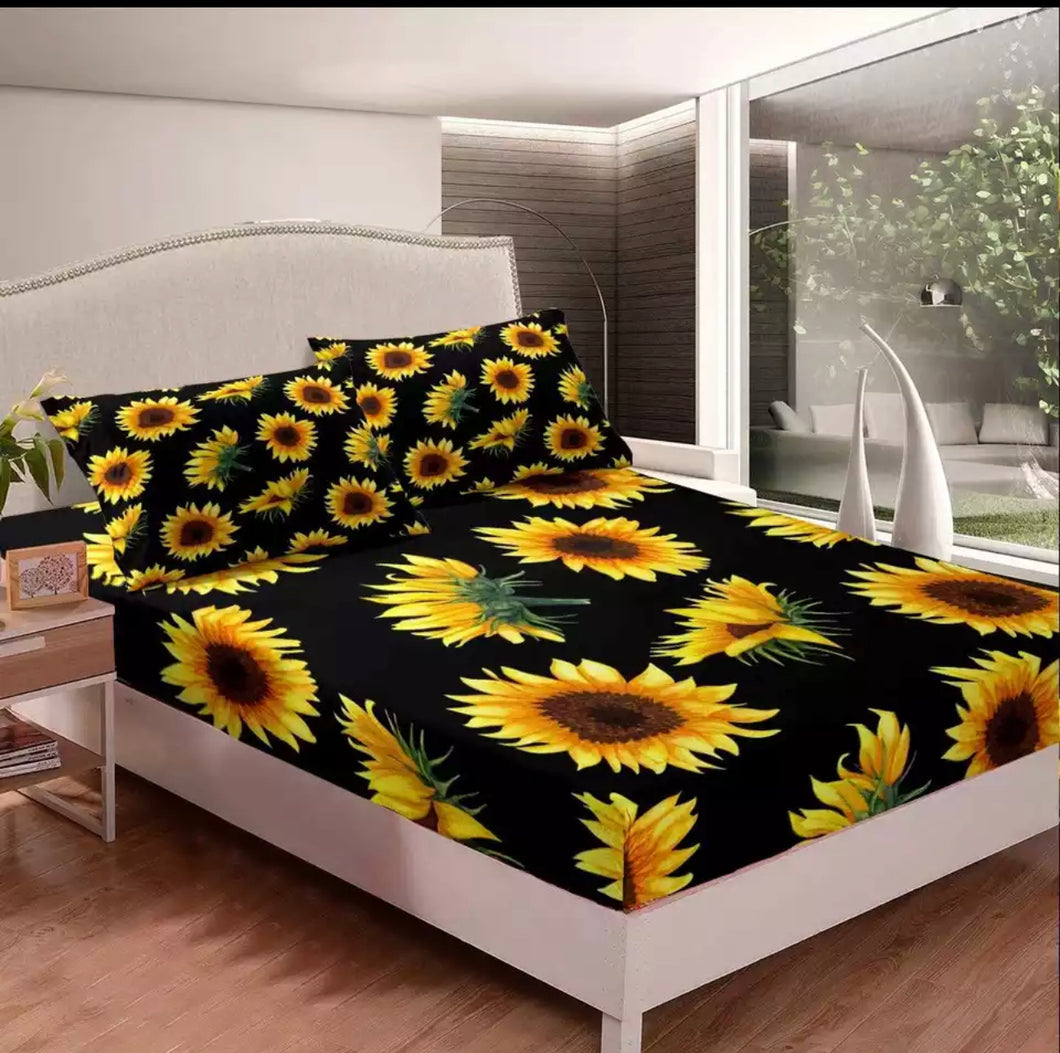 Bed Sheet Set - Sunflower