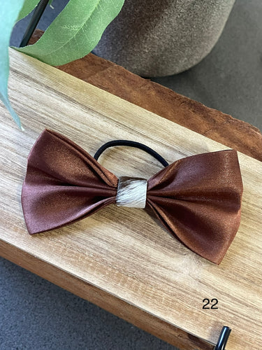 Hair Bow - Satin + Hide 22