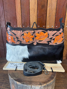 Purse - Clutch - Bag - Tooled Leather ‘Tamika’ TB23
