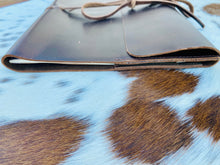 Load image into Gallery viewer, Notepad Cover /Log Book Cover / Diary Cover - Leather - A4 Expandable