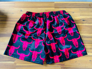 Boxer Shorts - Black & Pink Skulls