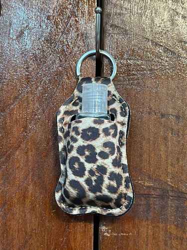 Keyring - Sanitiser Holder - Leopard
