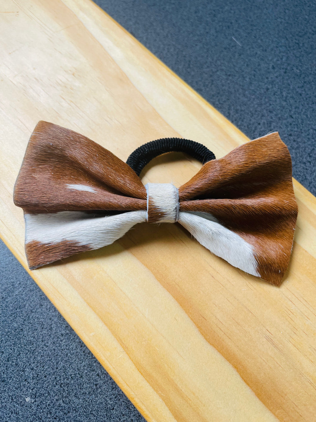 Hair Bow - Cowhide 63