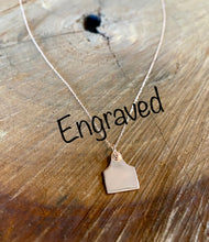 Load image into Gallery viewer, AAA - Necklace - Cattle Ear Tag Pendant &amp; Necklace - ROSE GOLD - ENGRAVED