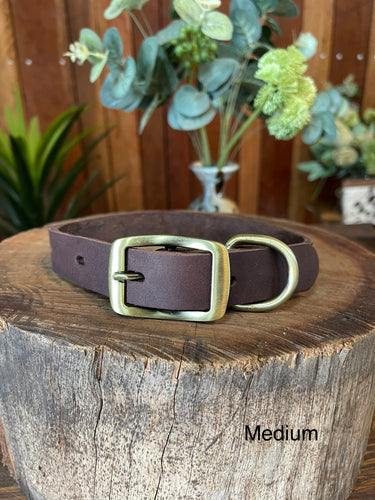 Collar - Leather - Medium