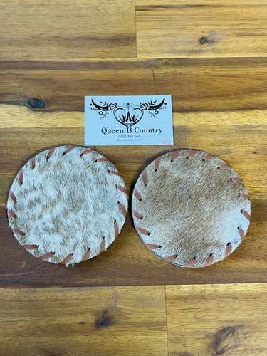 Coasters - 2pk - Cowhide 031